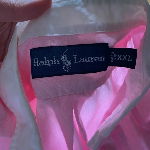 Ralph Lauren pink button down shirt - Picture 6 of 8